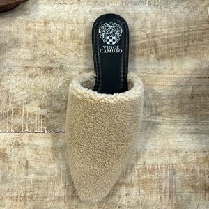 vince camuto vameera shearling slide